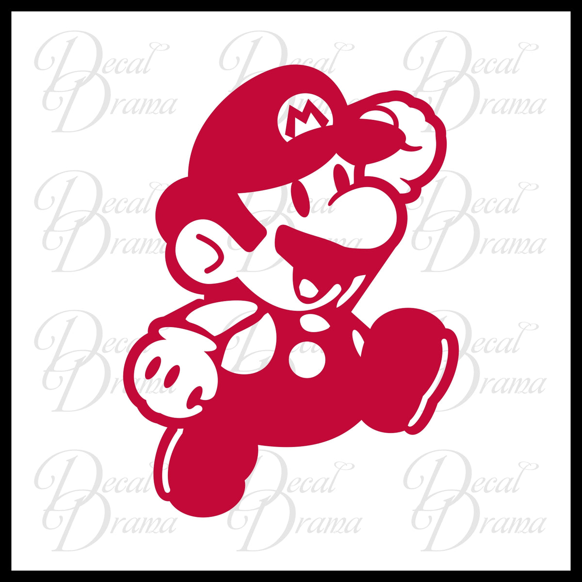 PAPER LUIGI Vinyl Decal From Super Mario Bros. Paper Mario Sticker