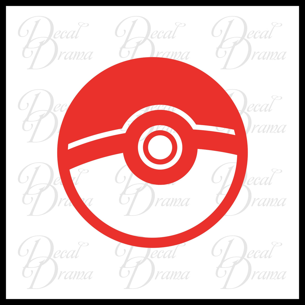 Poke Ball Decal – BD15 Decals & Props