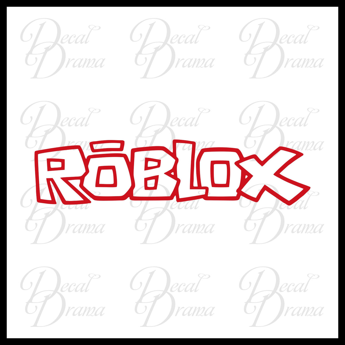 Roblox emblem Logo Vinyl Car/Laptop Decal – Decal Drama