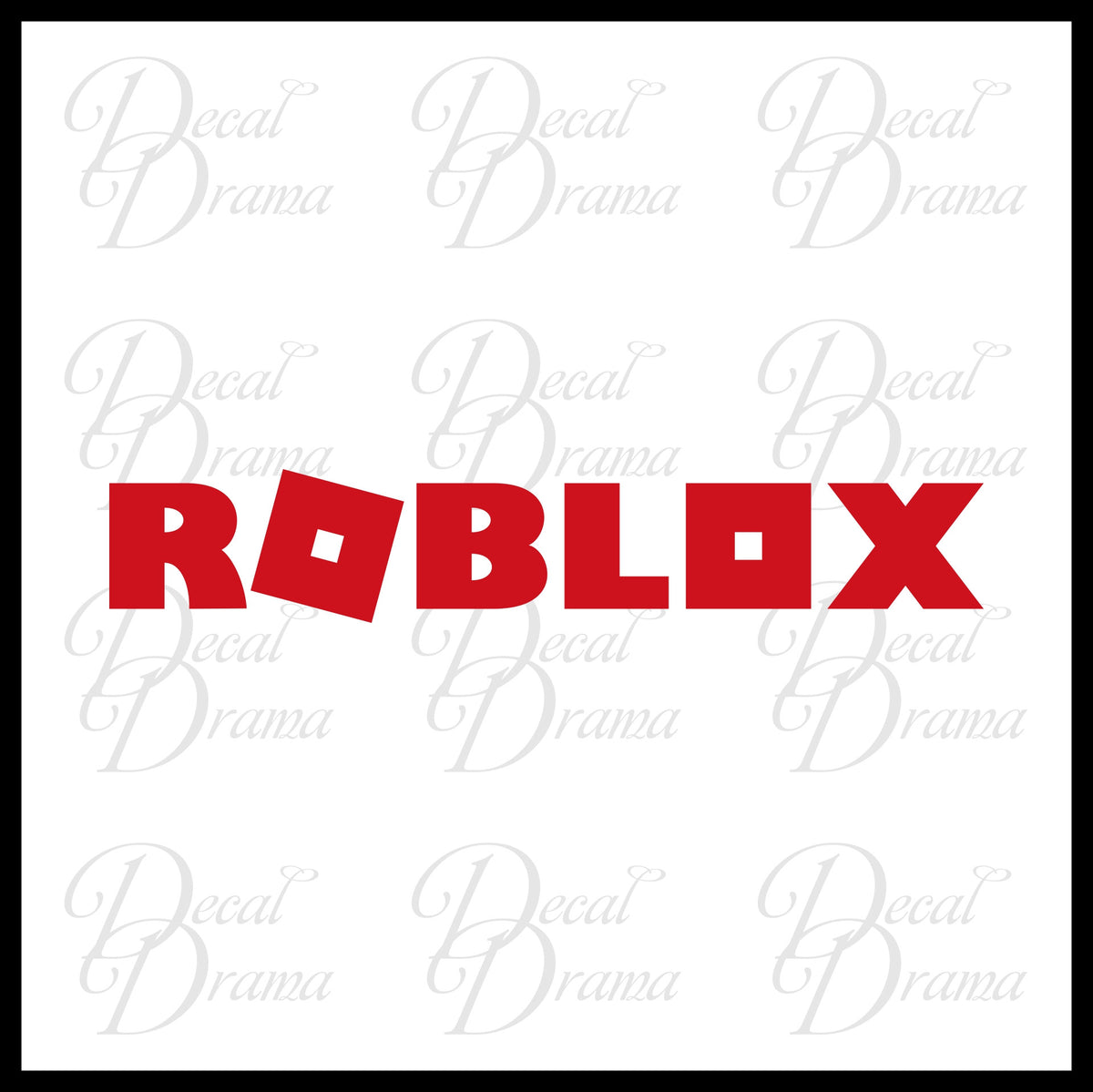 White Roblox Logo Sticker for Sale by NineSvn