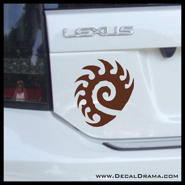 Zerg emblem, StarCraft 2-inspired Vinyl Car/Laptop Decal