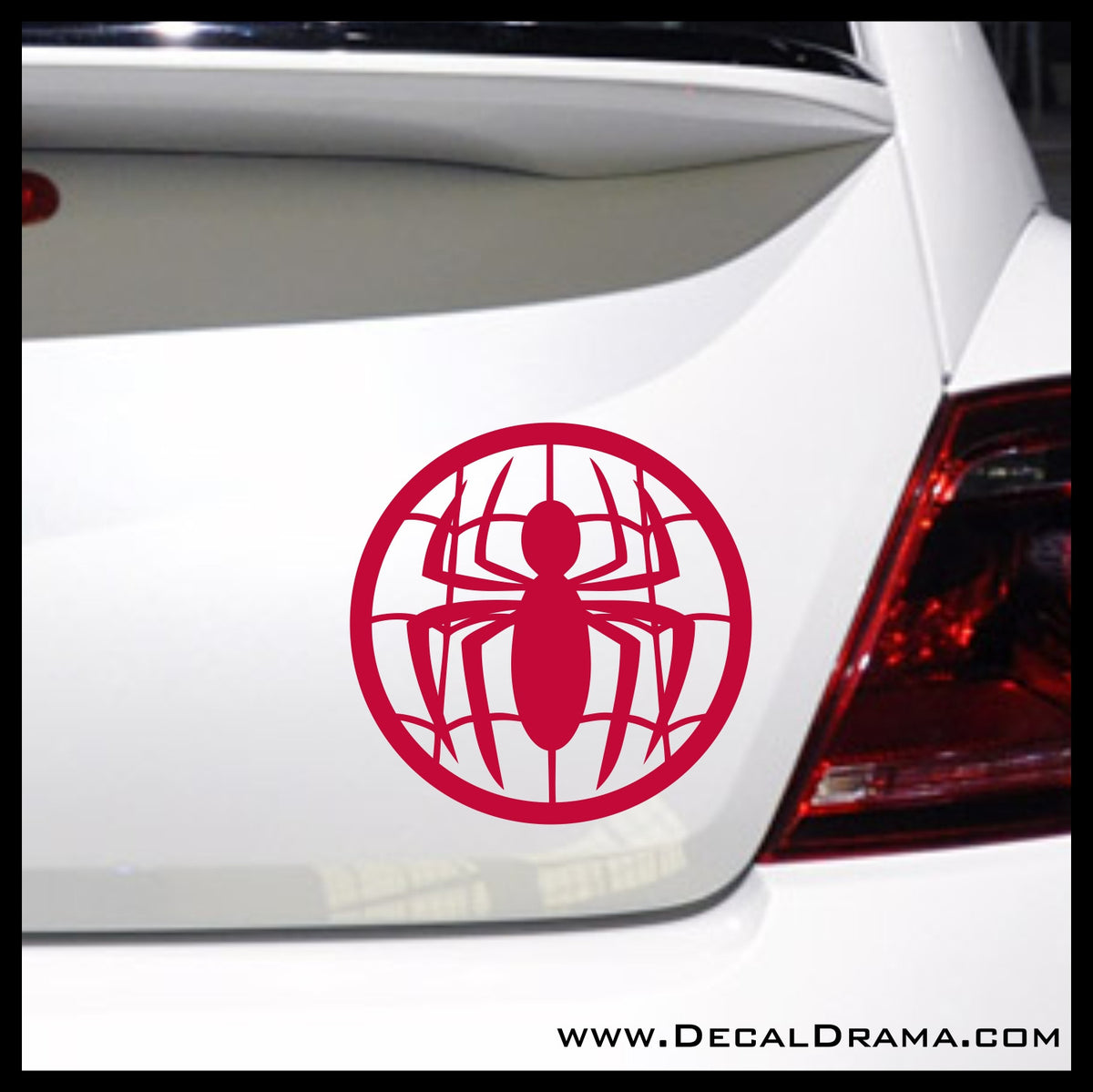 Spiderman Spider on Web emblem, Marvel Comics-inspired Vinyl Car
