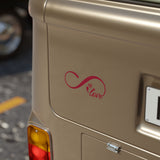 Love Infinity, Stickers, Die-Cut