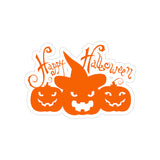 Happy Halloween Pumpkins, Stickers, Die-Cut