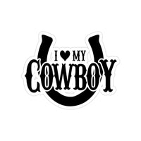 I Heart My Cowboy, Stickers, Die-Cut