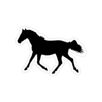 Horse Black Beauty, Stickers, Die-Cut