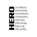 HERO, An Ordinary Person Facing Extraordinary Circumstances, Stickers, Die-Cut