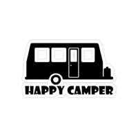 Happy Camper Travel Trailer, Die-Cut