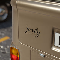 Family Where Life Begins and Love Never Ends, Stickers, Die-Cut