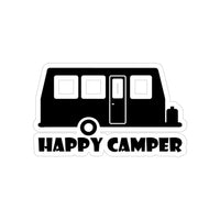 Happy Camper Travel Trailer, Die-Cut