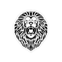 Lion Roar Face, Stickers, Die-Cut