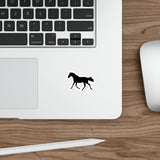 Horse Black Beauty, Stickers, Die-Cut