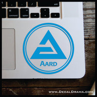 Aard sign glyph, The Witcher-inspired Car/Laptop Decal