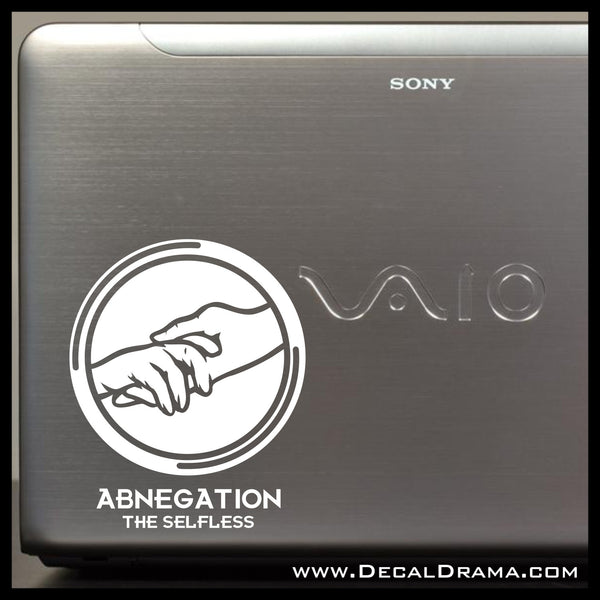 Abnegation the Selfless, Divergent-inspired Fan Art Vinyl Car/Laptop Decal