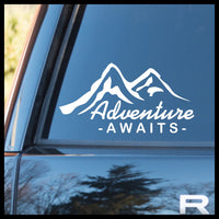 Adventure Awaits, Nature Calls Outdoor Motivation Vinyl Car/Laptop Decal