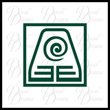Avatar Element symbol SET, The Last Airbender-inspired Vinyl Car/Laptop Decals