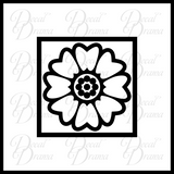 Order of the White Lotus symbol, Avatar The Last Airbender-inspired Vinyl Car/Laptop Decal