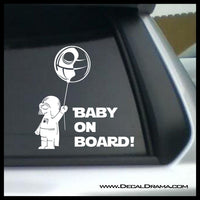 Darth vader baby on board on sale