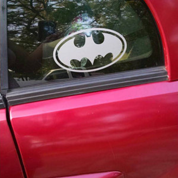 Batman emblem, DC Comics-inspired Justice League Fan Art Vinyl Car/Laptop Decal