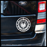 Battlestar Galactica BSG75 emblem Vinyl Car/Laptop Decal
