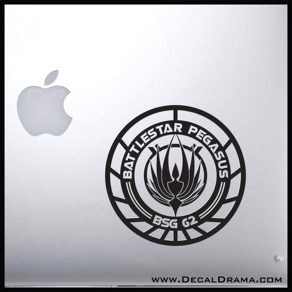 Battlestar Pegasus BSG62 emblem Vinyl Car/Laptop Decal