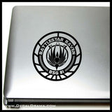 Battlestar Raven BSG81 emblem Vinyl Car/Laptop Decal
