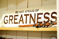 Be Not Afraid of Greatness Some are Born Great, Some Achieve Shakespeare 2-color Vinyl Wall Decal