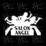 Salon Angel, Hair Stylist Beauty Salon Vinyl Decal