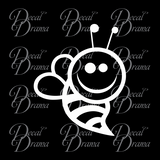 Bee Happy Bumblebee Vinyl Car/Laptop Decal