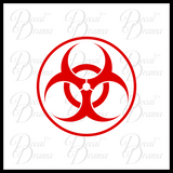 Biohazard symbol, Zombie Apocalypse Vinyl Car/Laptop Decal