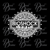 Bioshock Marquee logo, Bioshock-inspired Vinyl Decal