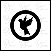 Black Canary Laurel Lance emblem, DC Comics Arrowverse, Vinyl Car/Laptop Decal