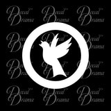 Black Canary Laurel Lance emblem, DC Comics Arrowverse, Vinyl Car/Laptop Decal