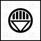 Black Lantern Corps (Death) emblem Vinyl Car/Laptop Decal