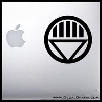 Black Lantern Corps (Death) emblem Vinyl Car/Laptop Decal