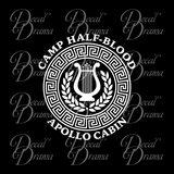 Camp Half-Blood Apollo Cabin, Percy Jackson-inspired Fan Art Vinyl Car/Laptop Decal