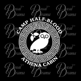 Camp Half-Blood Athena Cabin, Percy Jackson-inspired Fan Art Vinyl Car/Laptop Decal