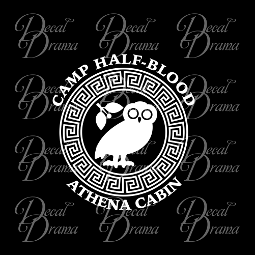 Camp Half-Blood Athena Cabin, Percy Jackson-inspired Fan Art Vinyl Car –  Decal Drama