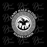 Camp Half-Blood Hades Cabin, Percy Jackson-inspired Fan Art Vinyl Decal