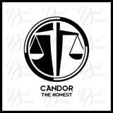 Candor the Honest, Divergent-inspired Fan Art Vinyl Car/Laptop Decal