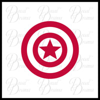Captain America emblem, Marvel Comics Avengers, Vinyl Car/Laptop Decal