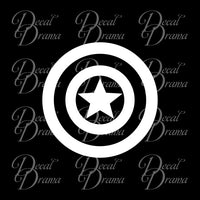 Captain America emblem, Marvel Comics Avengers, Vinyl Car/Laptop Decal