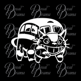 Cat Bus Nekobus, My Neighbor Totoro-inspired Vinyl Car/Laptop Decal