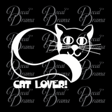 Cat Lover Vinyl Car/Laptop Decal