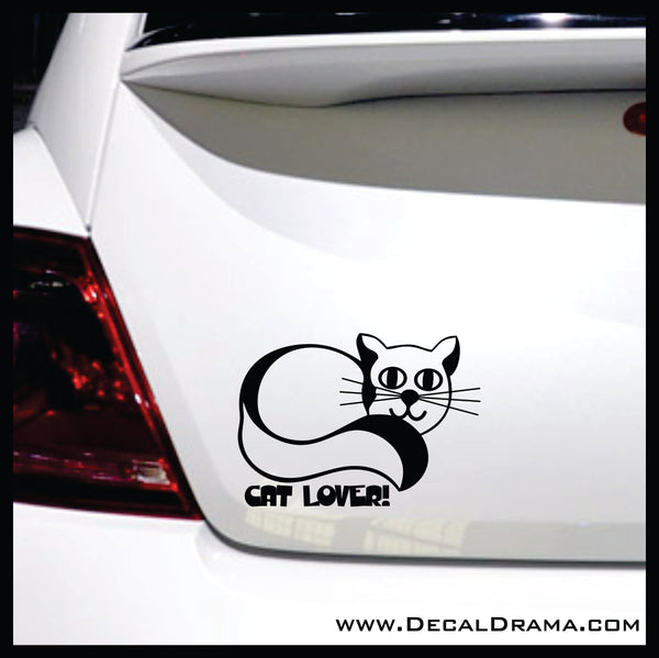Cat Lover Vinyl Car/Laptop Decal