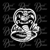 Cobra Kai dojo emblem, Karate Kid Fan Art Vinyl Car/Laptop Decal