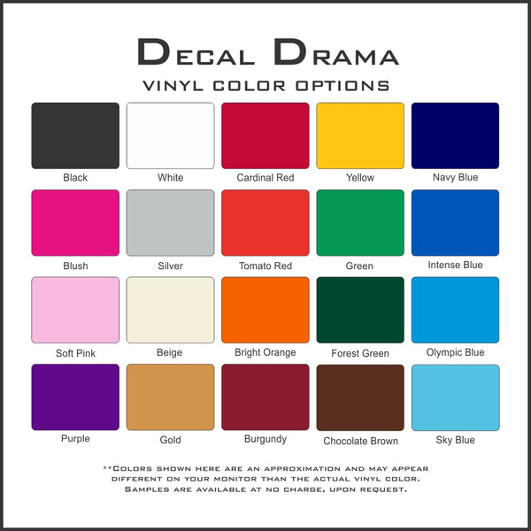 Here is a color chart for the All - Melody Lane Inspired