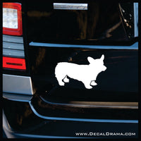 Welsh Corgi Dog Silhouette Animal Vinyl Car/Laptop Decal