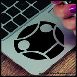 Cyberman face inspired by Doctor Who Vinyl Car/Laptop Decal