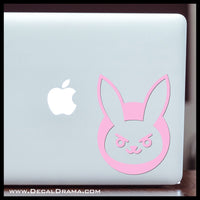 D.Va Bunny icon, Overwatch-inspired Vinyl Car/Laptop Decal